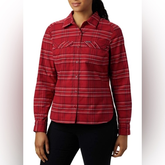 COLUMBIA | Women's Silver Ridge™ Long Sleeve Flannel Flannel Shirt - Picture 1 of 7